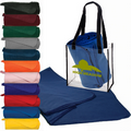 Clear Stadium Tote & Econo Blanket Combo